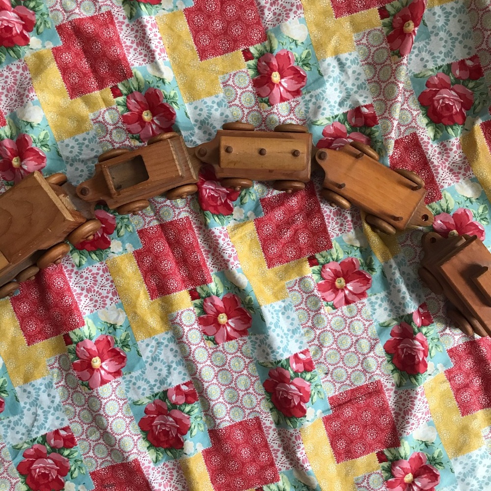 Vintage Minimalist Train Set
